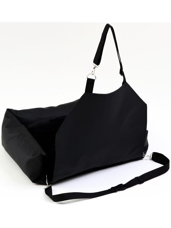 Автокресло для животных, экокожа, черный