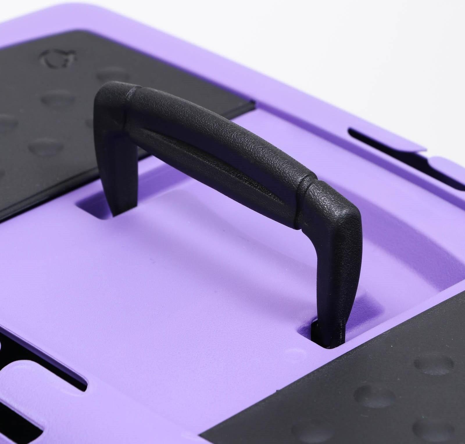 Переноска для животных с металлической дверью, 49 х 32 х 27, Фиолетовая