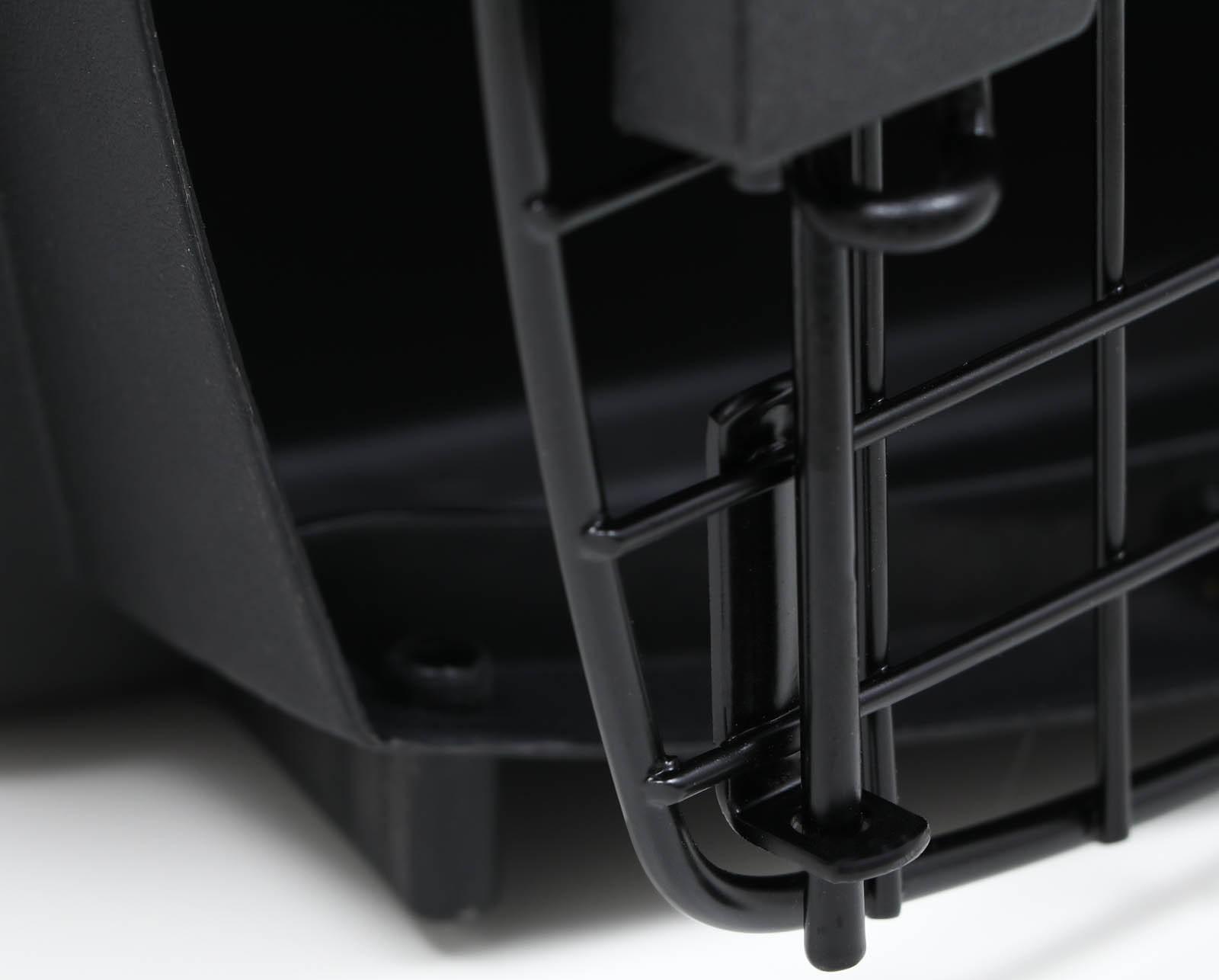 Переноска для животных с металлической дверью, 49 х 32 х 27, Фиолетовая