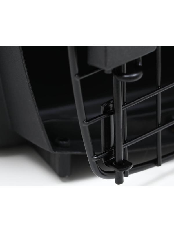 Переноска для животных с металлической дверью, 49 х 32 х 27, Фиолетовая