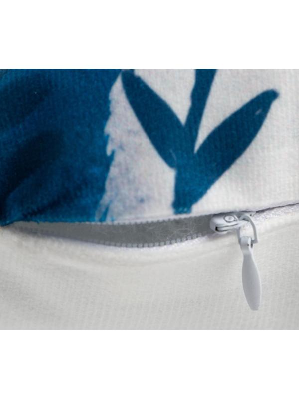 Подушка новогодняя Этель «Мишка», 40*40 см, 100% п/э, велюр