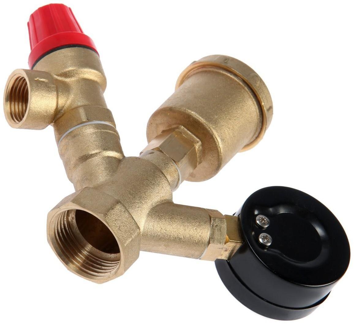 Группа безопасности AQUALINK, для котлов отопления, 1