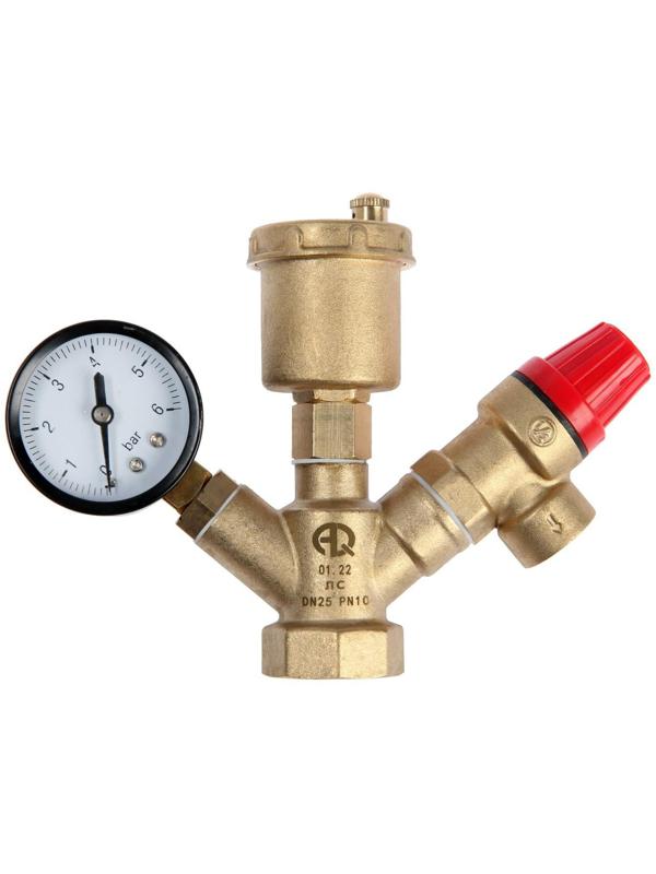 Группа безопасности AQUALINK, для котлов отопления, 1