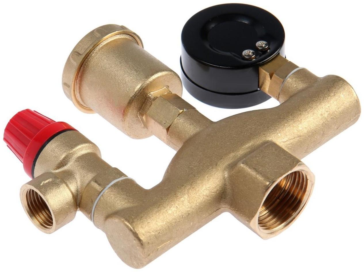 Группа безопасности AQUALINK, для котлов отопления, 1