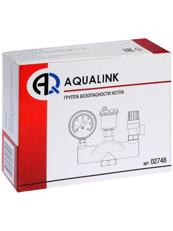 Группа безопасности AQUALINK, для котлов отопления, 1