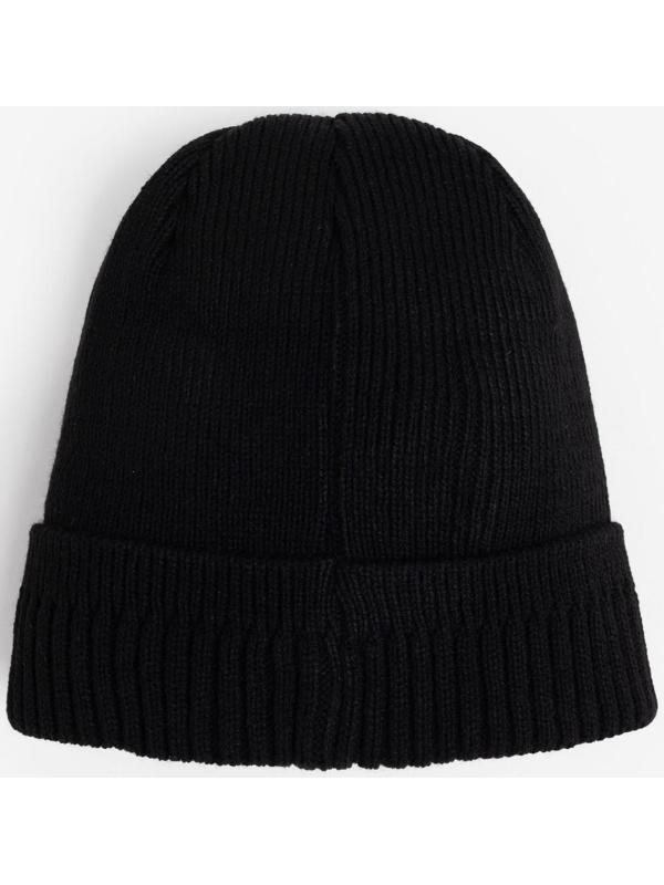 Шапка мужская, цвет черный, размер 55-57