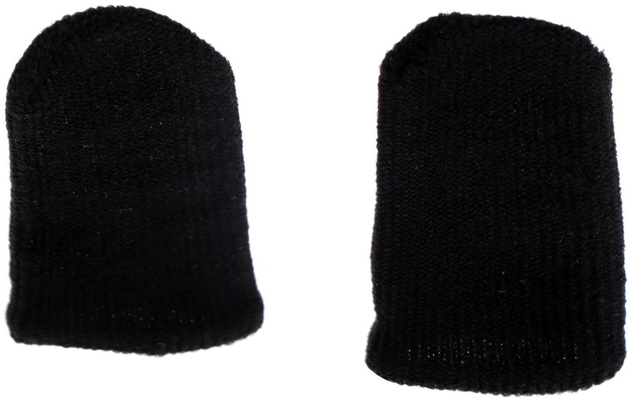 Напальчники для игр на смартфоне LuazON, с защитой от пота, 2 шт., черный