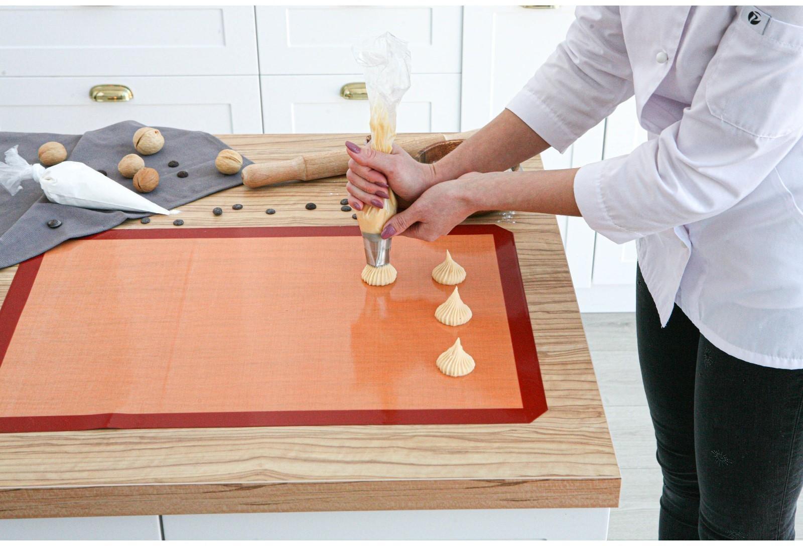 Коврик армированный, 60×40 см, цвет оранжевый