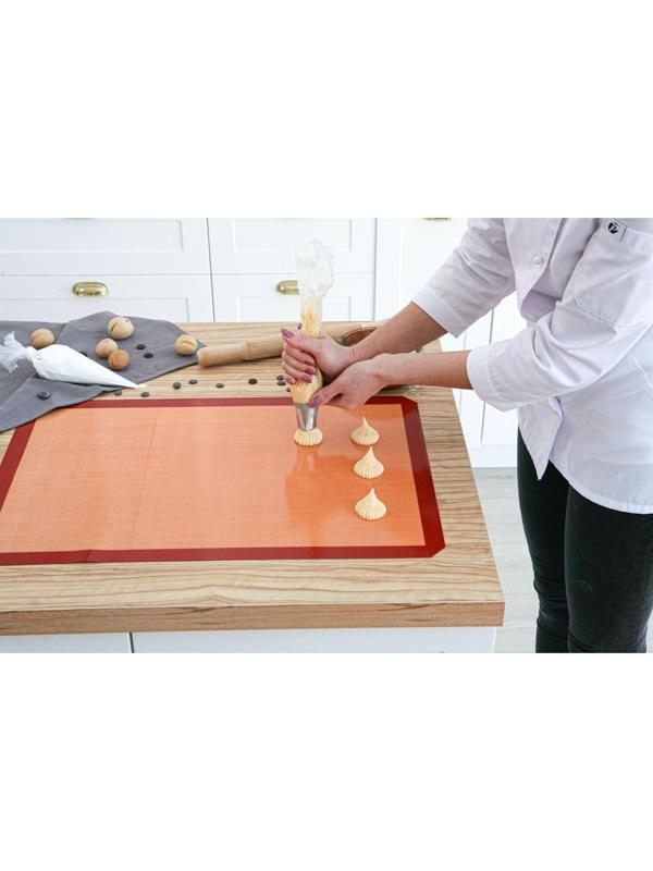 Коврик армированный, 60×40 см, цвет оранжевый