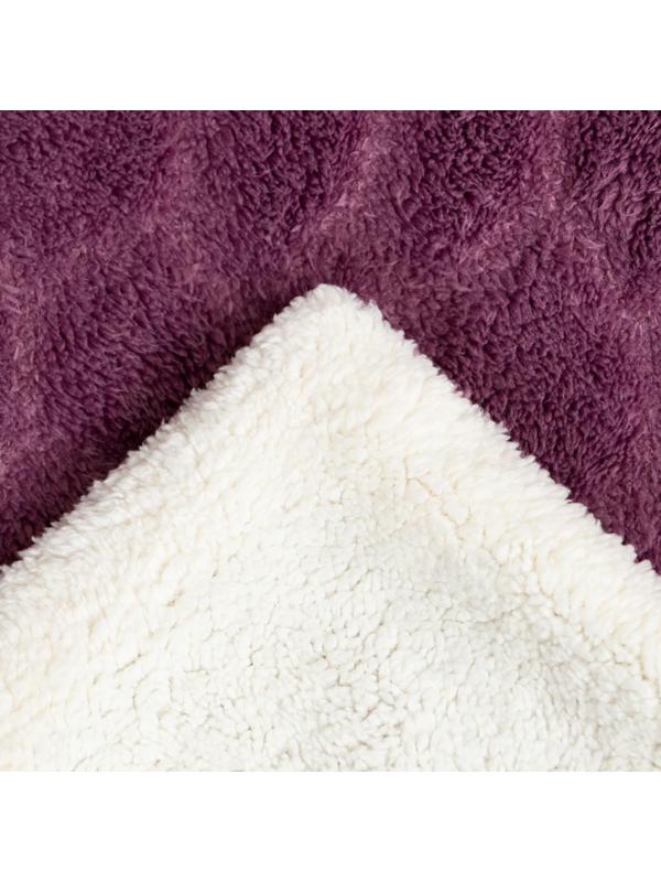 Плед Этель «Мозайка» 240х220 см, цвет фиолетовый