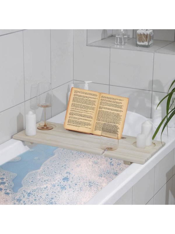 Полка для ванны, 68×28×4 см, сосна