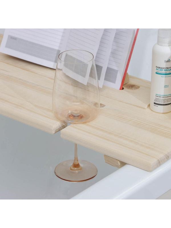 Полка для ванны, 68×28×4 см, сосна