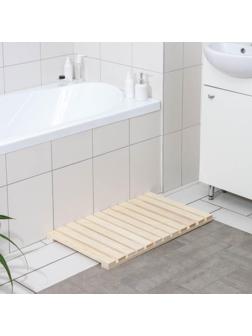 Решётка в ванную комнату под ноги, 70×42×3 см