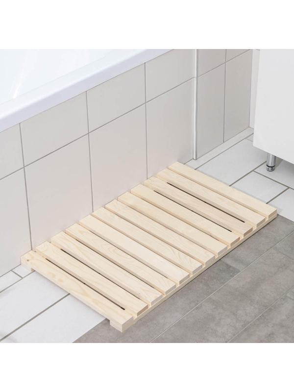 Решётка в ванную комнату под ноги, 70×42×3 см