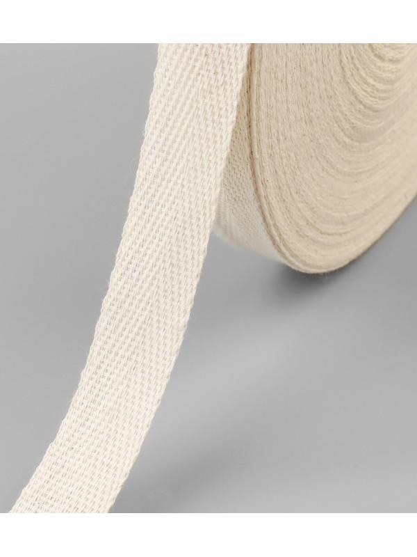 Лента киперная, 20 мм, 50 ± 1 м, плотность 3,33 гр/м, цвет бежевый
