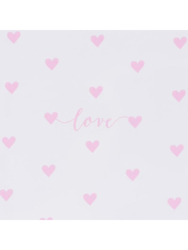 Пленка глянцевая «Сердца», 0,6 х 8 м