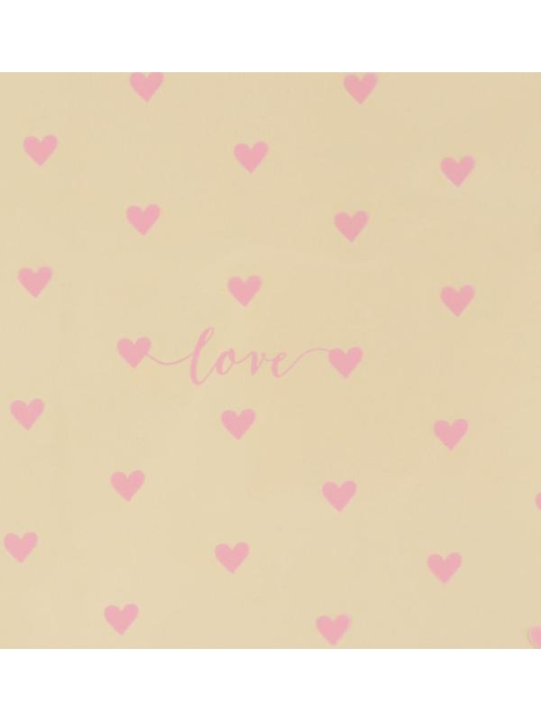 Пленка глянцевая «Сердца», 0,6 х 8 м