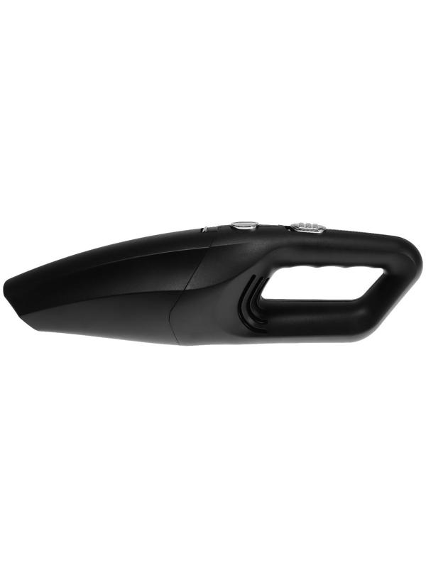 Пылесос автомобильный, беспроводной, 2 насадки, 120 Вт, 12 В, черный