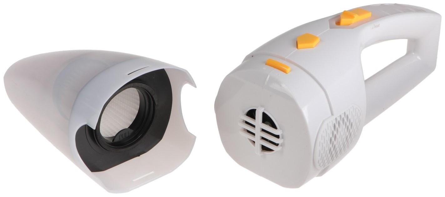 Пылесос автомобильный CARTAGE, беспроводной, 5 насадок, 140 Вт, 12 В, белый