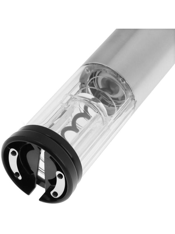 Штопор электрический LuazON LSH-07, от батареек, металл, серый