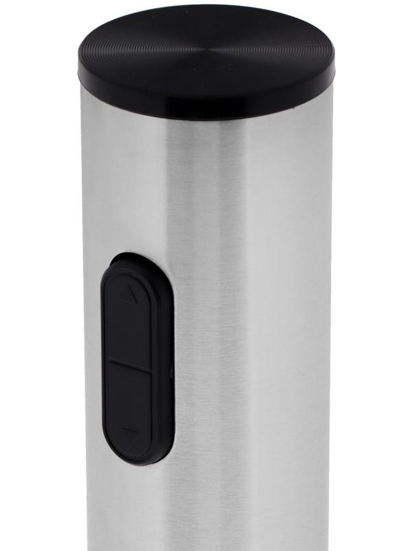 Штопор электрический LuazON LSH-07, от батареек, металл, серый