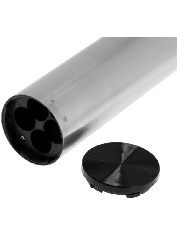 Штопор электрический LuazON LSH-07, от батареек, металл, серый