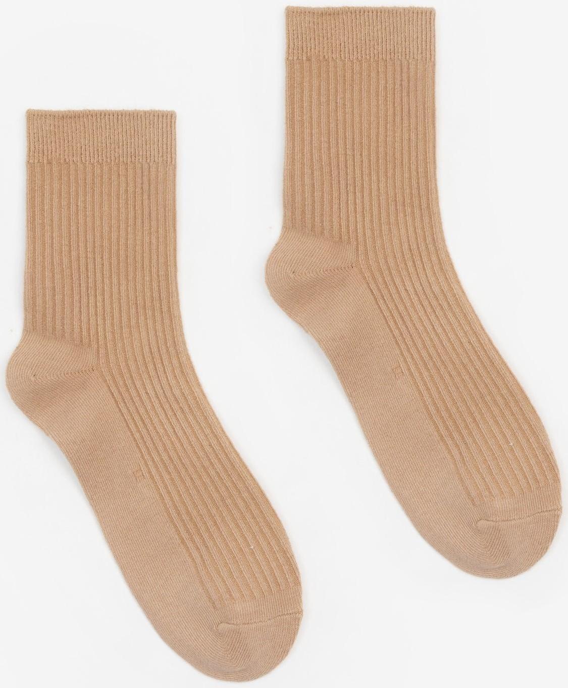 Носки женские MINAKU цвет бежевый, размер 36-39 (23-25 см)