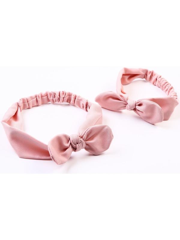 Набор повязок для мамы и дочки Baby of nature: pink