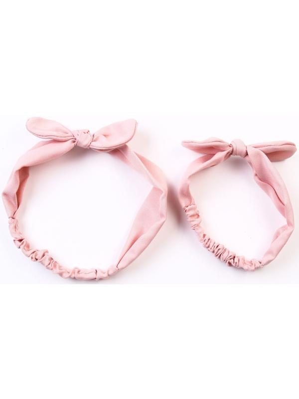 Набор повязок для мамы и дочки Baby of nature: pink