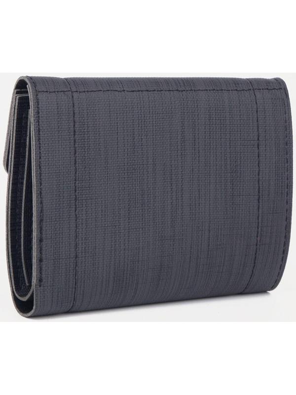 Кошелёк на кнопке, цвет чёрный