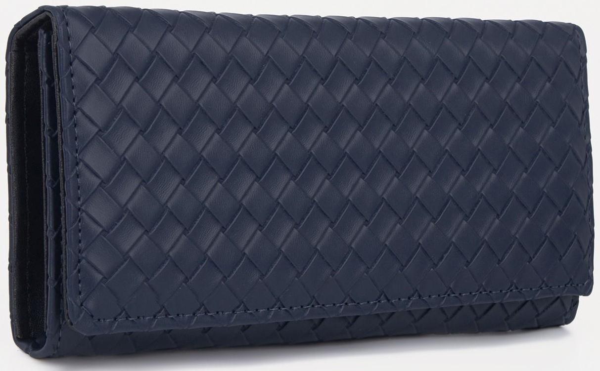 Кошелёк на магните, цвет синий