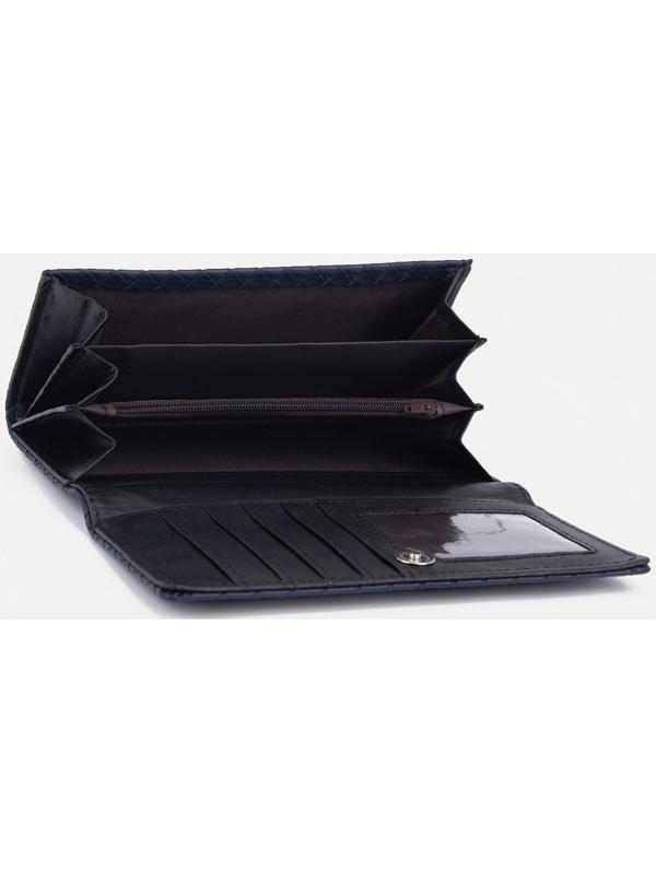 Кошелёк на магните, цвет синий