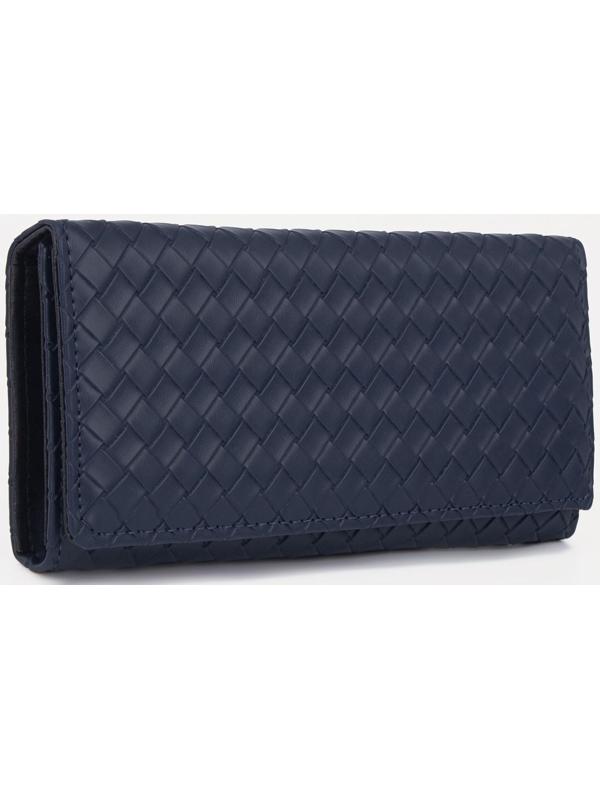 Кошелёк на магните, цвет синий