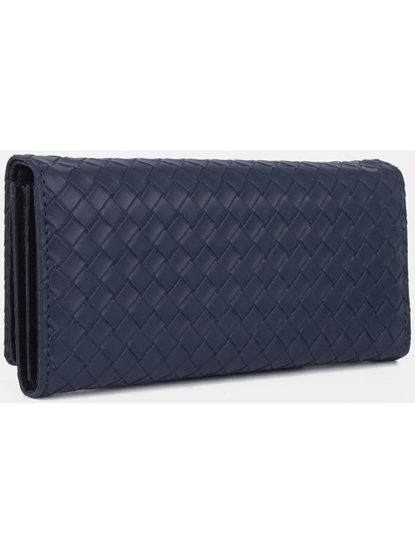 Кошелёк на магните, цвет синий