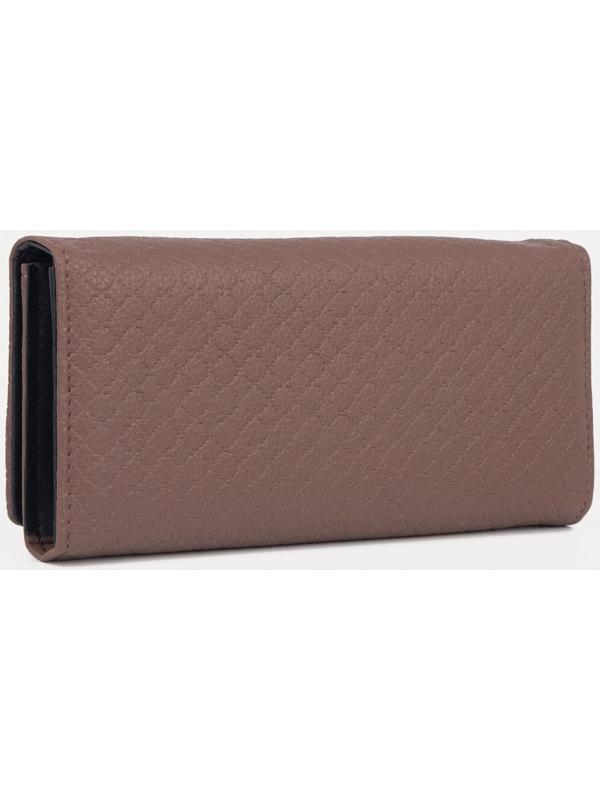 Кошелёк на магните, цвет коричневый