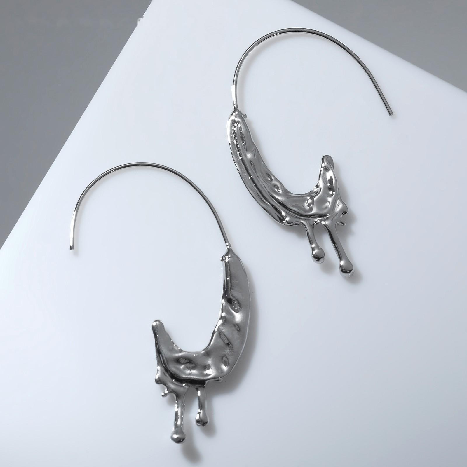 Серьги металл 