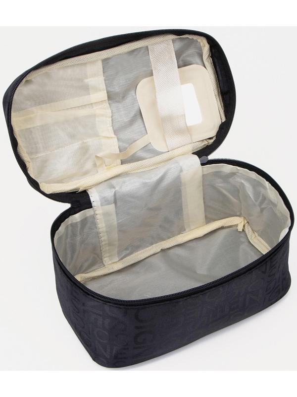 Косметичка на молнии, цвет чёрный