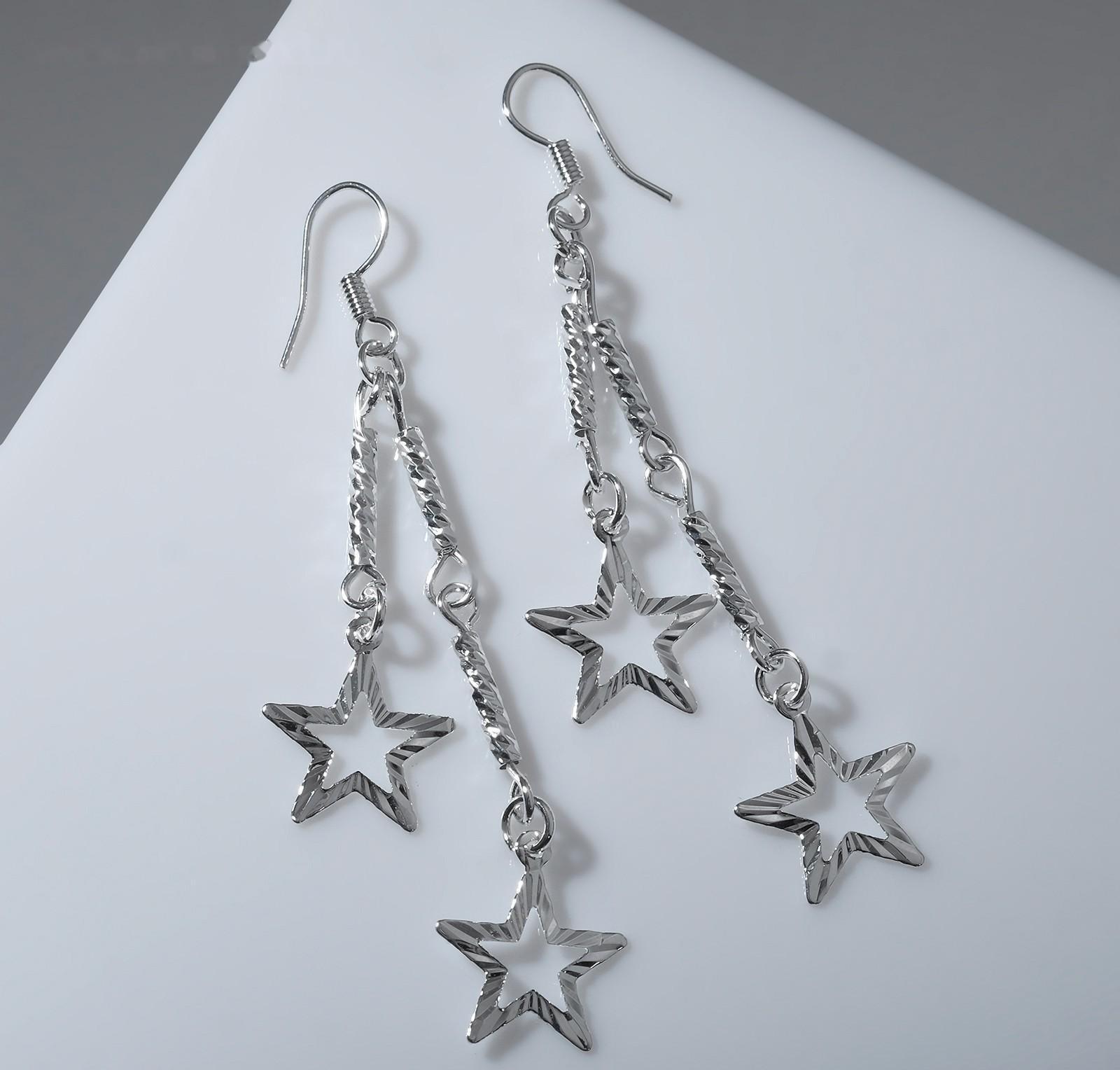 Серьги висячие 