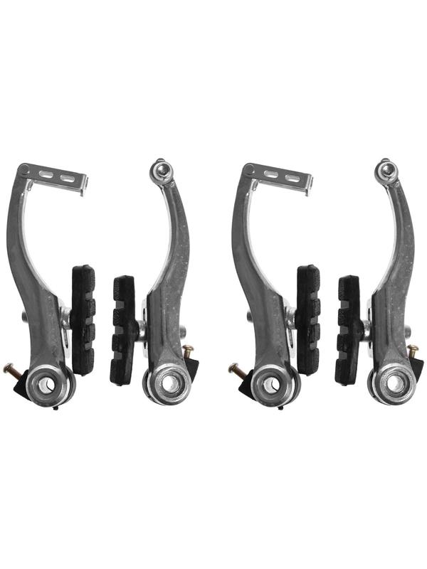 Тормоз Dream Bike V-brake, алюминий, рамки 110 мм, колодки 60 мм, цвет серебристый