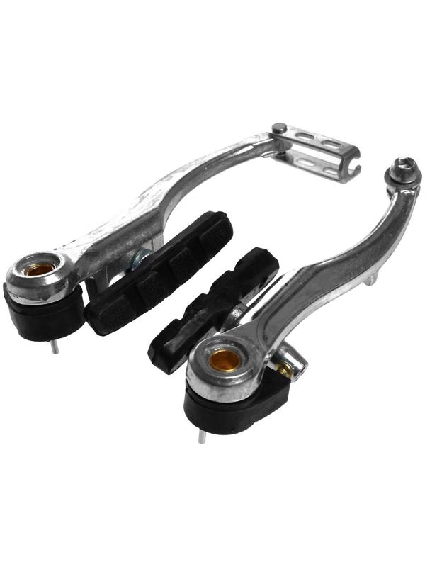 Тормоз Dream Bike V-brake, алюминий, рамки 110 мм, колодки 60 мм, цвет серебристый