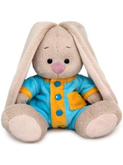 Мягкая игрушка «Зайка Ми в голубом комбинезоне», 15 см