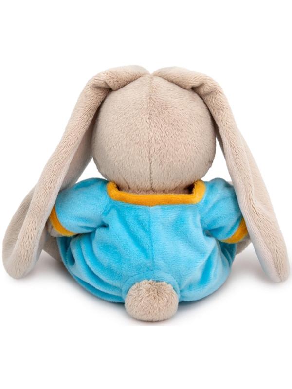 Мягкая игрушка «Зайка Ми в голубом комбинезоне», 15 см
