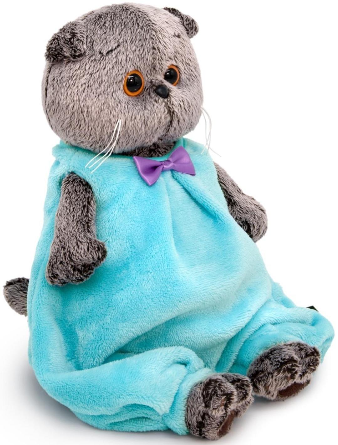 Мягкая игрушка «Басик в объёмном комбинезоне», 19 см