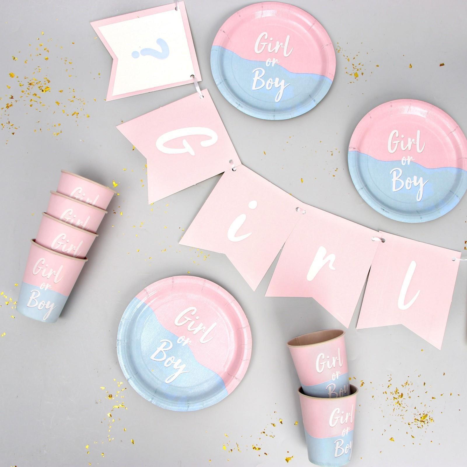 Набор бумажной посуды «Мальчик /Девочка»