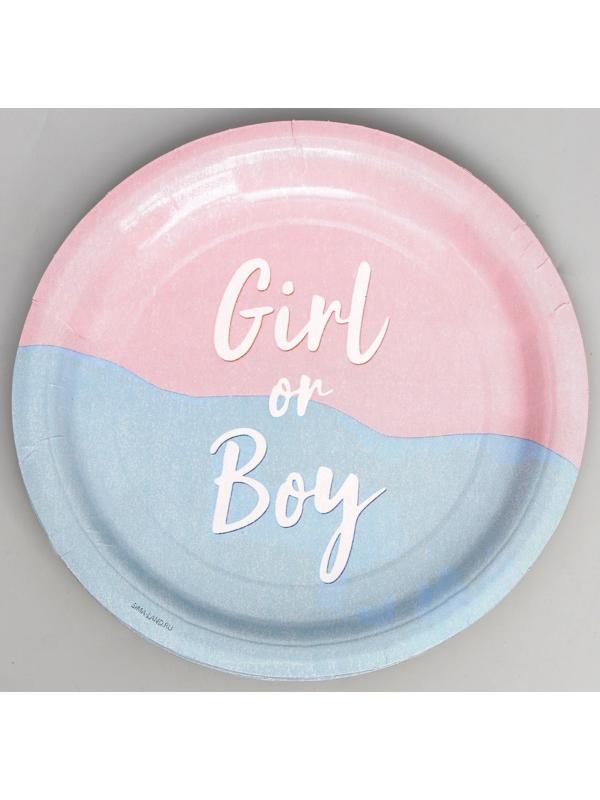 Набор бумажной посуды «Мальчик /Девочка»