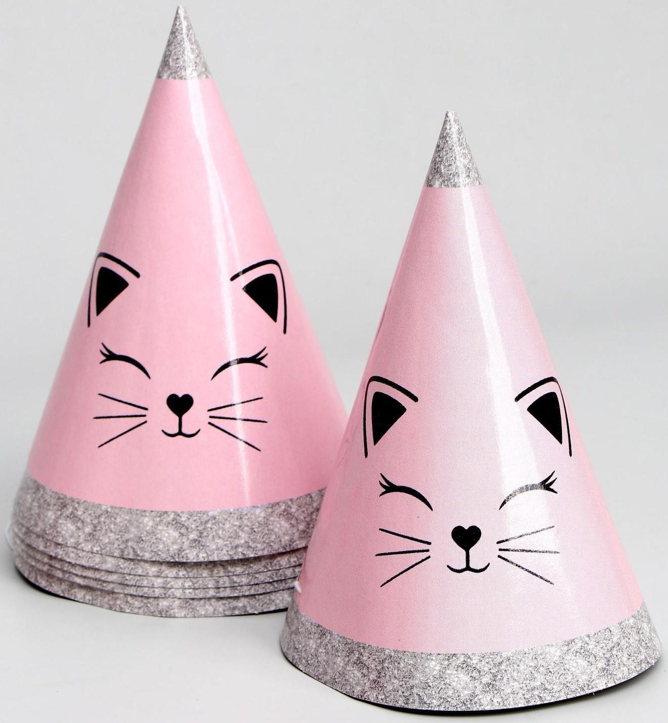 Набор бумажной посуды «Кошечка»