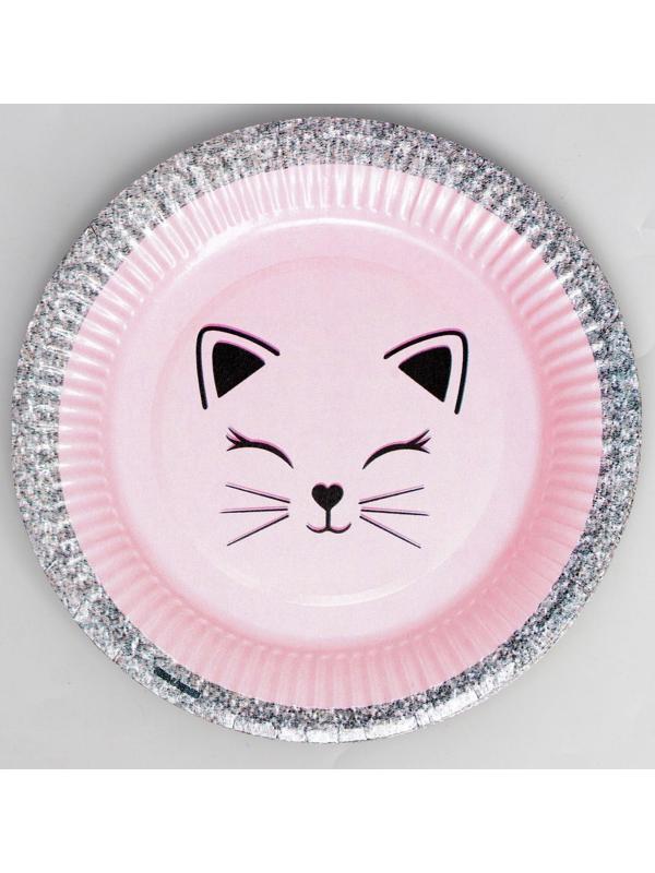 Набор бумажной посуды «Кошечка»