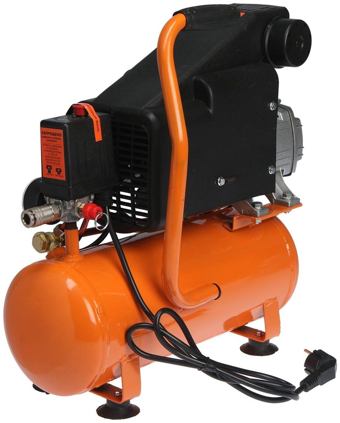 Компрессор Вихрь КМП-210/10, коаксиальный, 220 В, 1.6 кВт, 8 бар, 210 л/мин, 10 л