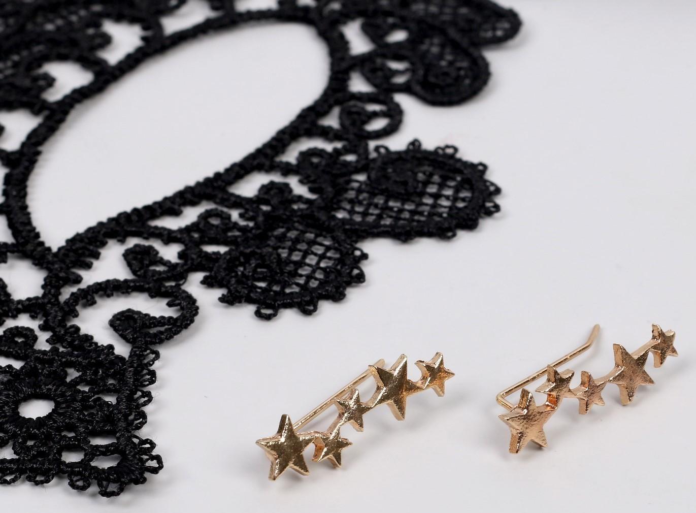 Карнавальный набор «Кокетка» (ободок+маска+серьги)