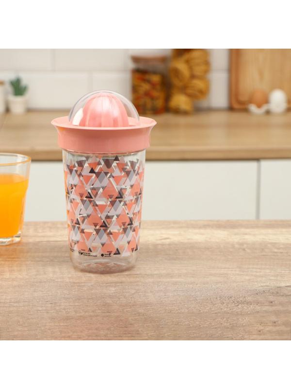 Соковыжималка для цитрусовых ручная «Сомбреро», 600 мл, 11×11×19 см, тритан, цвет МИКС